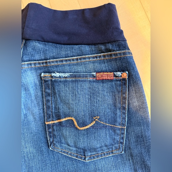 7 for all Mankind Maternity Jeans - Picture 5 of 8